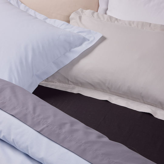 Das Home King Size 180x235+35cm mit Gummizug 1006 Dusty Blue