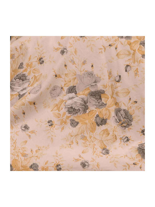 Melinen Peonia Σετ Σεντόνια Υπέρδιπλα Φανελένια 235x260εκ. Grey (4τμχ)