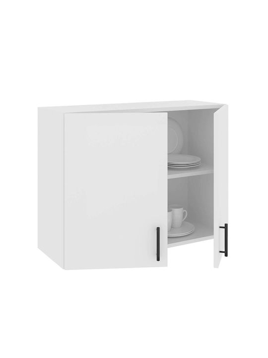 Karo Cabinet Wall Alb 80x30x60cm