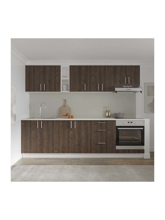 Karo Dulap Inferior pentru Cuptor Stejar Bronz/alb 60x50x80buc