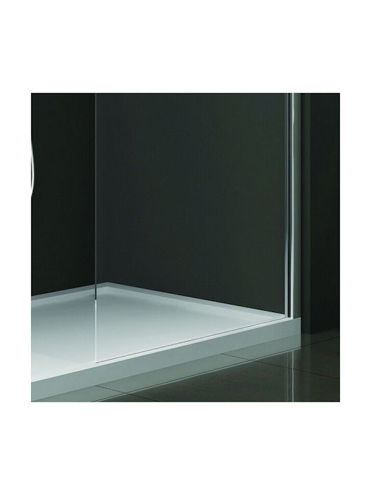 Karag Walkin 1 Fixed Side for Shower 60x200cm Clear Glass Cromo