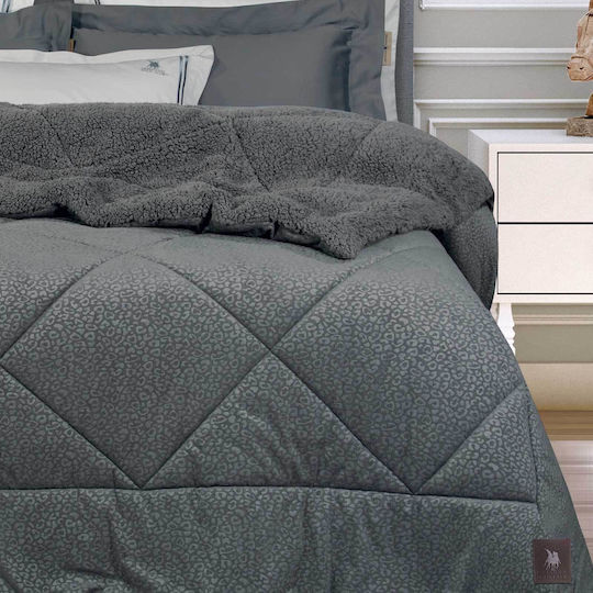 Greenwich Polo Club Κουβερτοπάπλωμα Υπέρδιπλο 240x250εκ. 4435 Grey 700 GSM 11.5 togs