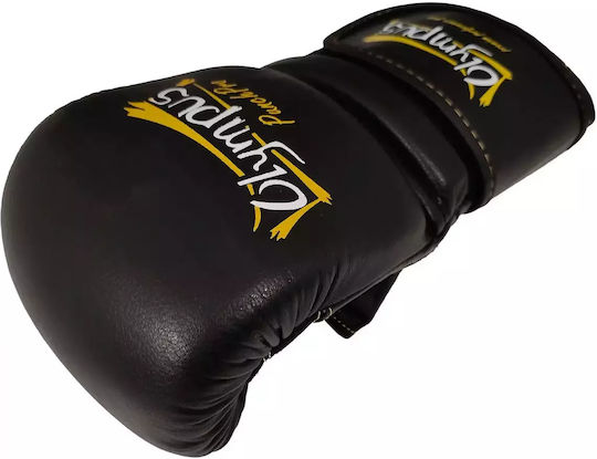 Olympus Sport Boxing Gloves Leather for Bag Black