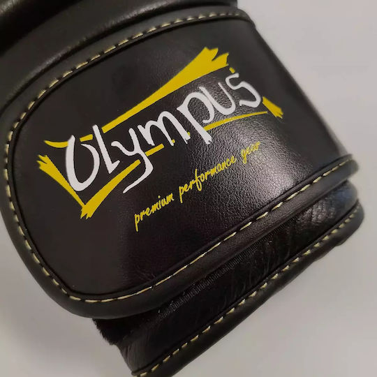 Olympus Sport Boxing Gloves Leather for Bag Black