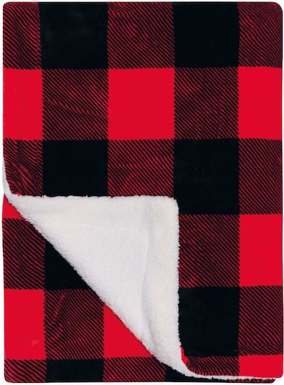 Kentia Lumber Καναπέ 130x170εκ. Red-black Kentia Lumber Καναπέ 130x170εκ. Red-black