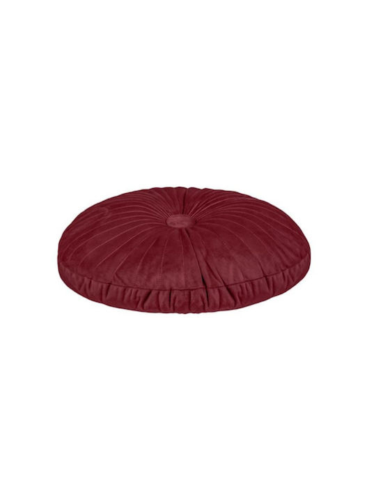 Sofa Cushion from Velvet Bordeaux 35cm.