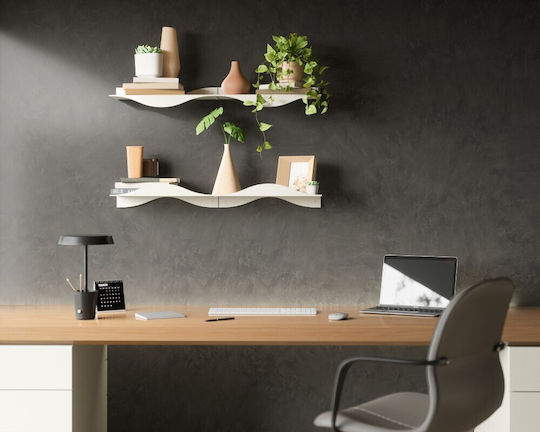 Wall Shelves Cream 2 Pieces 43x18x10cm