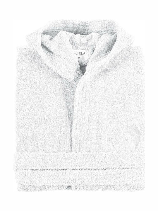 Borea Bathrobe with Hood Grey 420gr/m²
