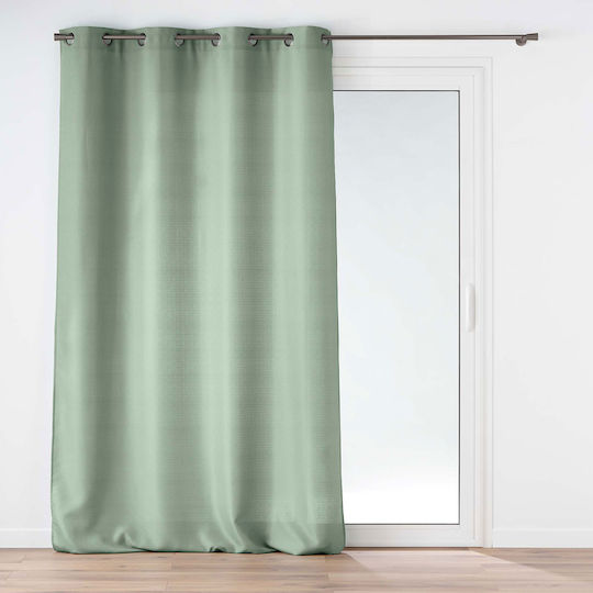 Soline Grüne Vorhang mit Grommets 140x260cm