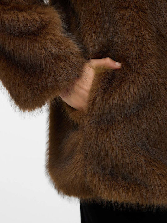 Frauen Pelz Brown