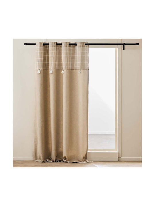 Curtain with Grommets Everest Beige 140x240cm
