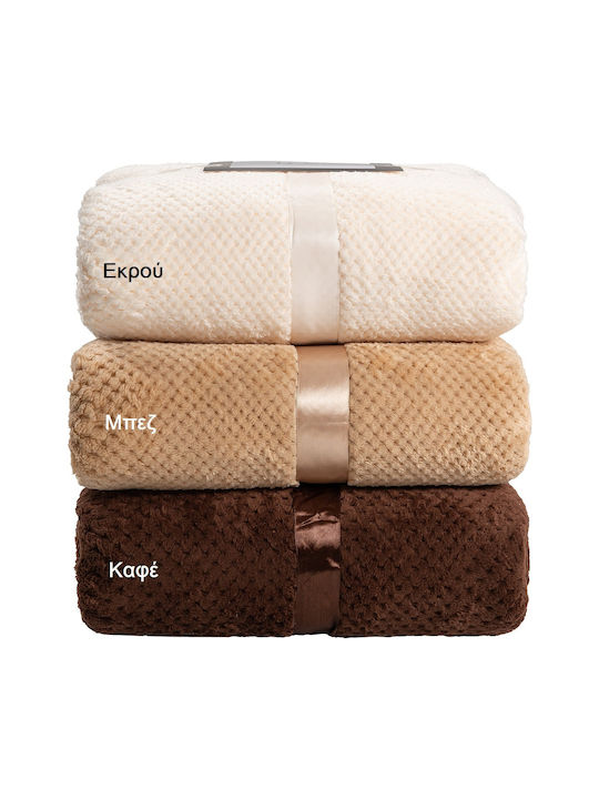 Beauty Home Art 11600 Κουβέρτα Fleece Υπέρδιπλη 220x240εκ. Κόκκινο