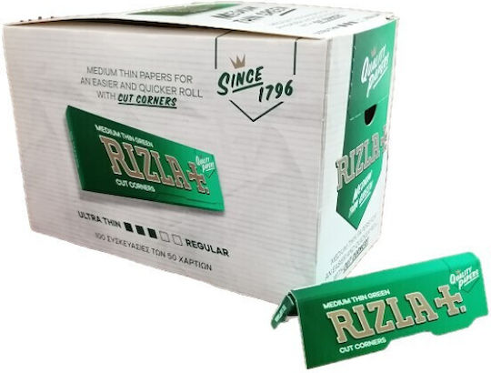 Rizla Rizla Drehpapier für Zigaretten 50 Blätter 100 Stück Grün