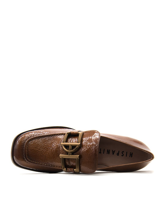 Patent Leather Tabac Brown High Heels