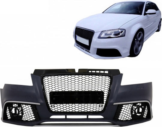 Frontstoßstange Audi A3 8P 08-12 Facelift RS3 Look Schwarzer Kühlergrill