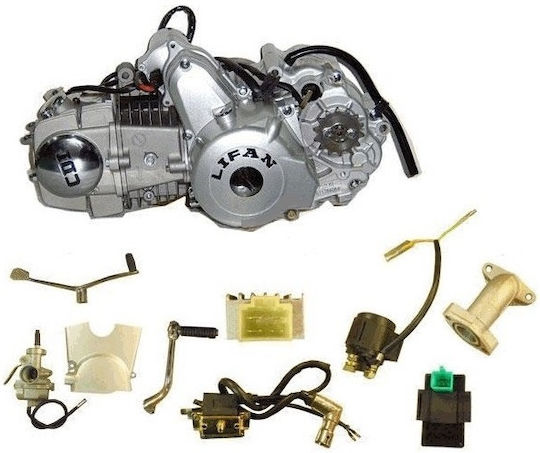 Lifan Κινητήρας Μοτοσυκλέτας 125cc με Μίζα