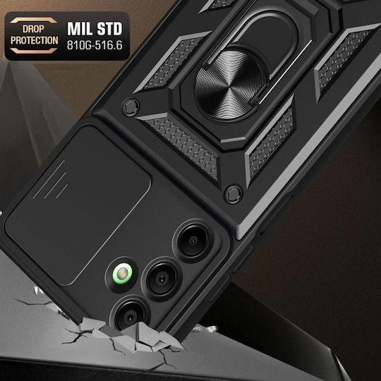 Tech-Protect Camshield Pro Back Cover Silicone / Plastic Black (Galaxy A17)
