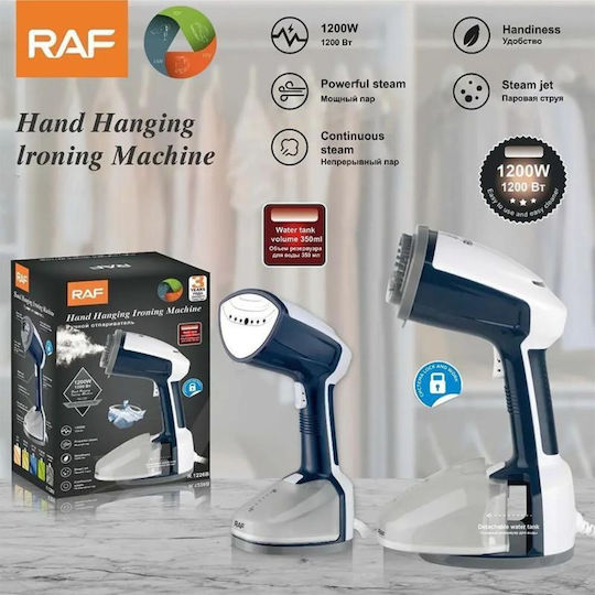 Raf Kleiderdampfer Hand 1200W mit Behälter 350ml Blau