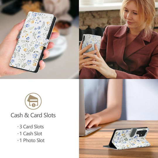 Tech-protect Wallet Galaxy A26 5G A17 4G 5G Spring Flowers Mobile Phone Case