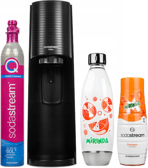 Sodastream Terra Black Megapack Mirinda Soda Maker Device