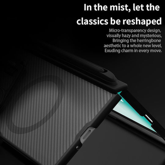 Nillkin Camshield Prop Magnetic Pen Back Cover Plastic / Silicone Transparent (Galaxy Z Fold7)