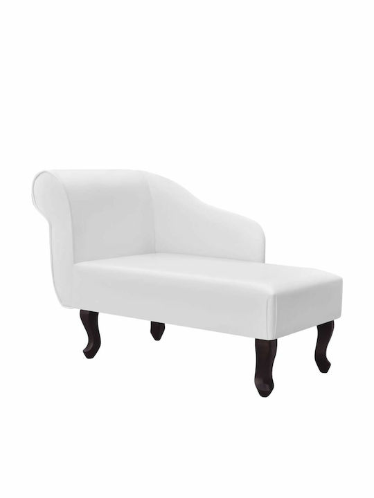 Recliner made of Synthetic Leather Alb L104xW51xH69.5buc