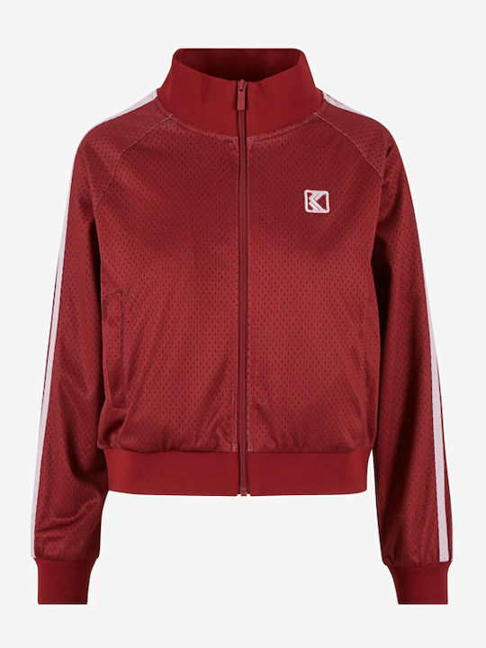 Women's Sweatshirt Jacket Red