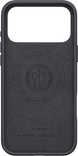 Spigen Silicone Fit Magsafe Umschlag Rückseite Silikon Schwarz (iPhone 17 Pro Max)