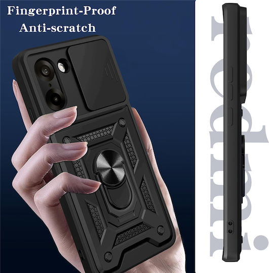 Techsuit Camshield Series Back Cover Silicone / Plastic Black (OnePlus Nord CE5)