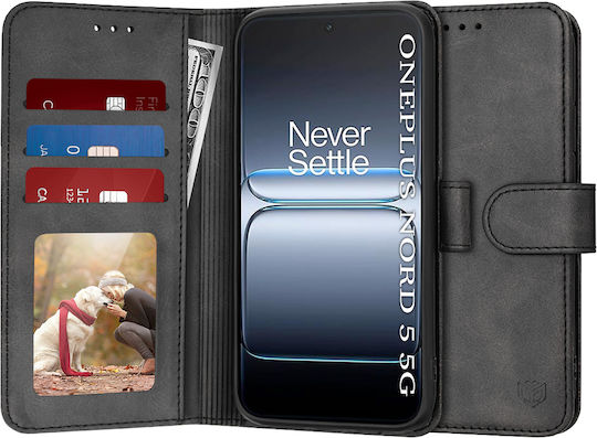 Techsuit Diary Book Σιλικόνης Μαύρο (OnePlus Nord 5)