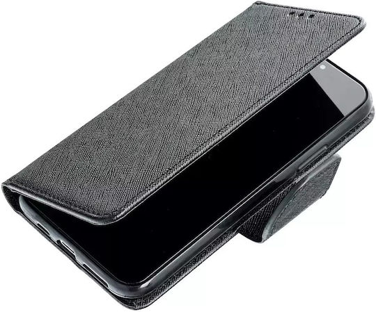 Techwave Wallet Σιλικόνης / Δερμάτινο Μαύρο (Redmi 15C 4G)