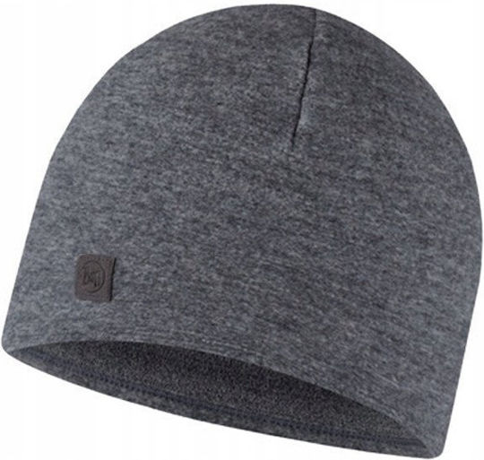 Merino Beanie Fleece Beanie Knitted in Gray color