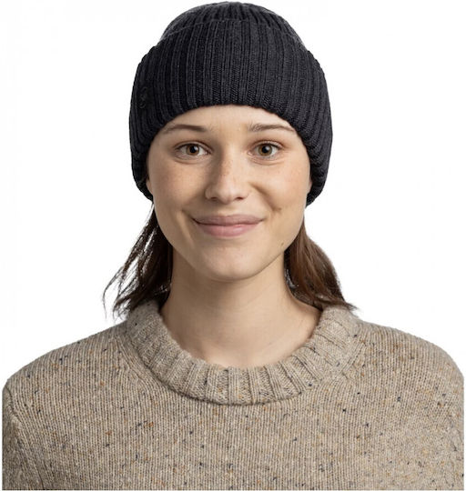 Erviny Beanie Beanie Knitted in Black color
