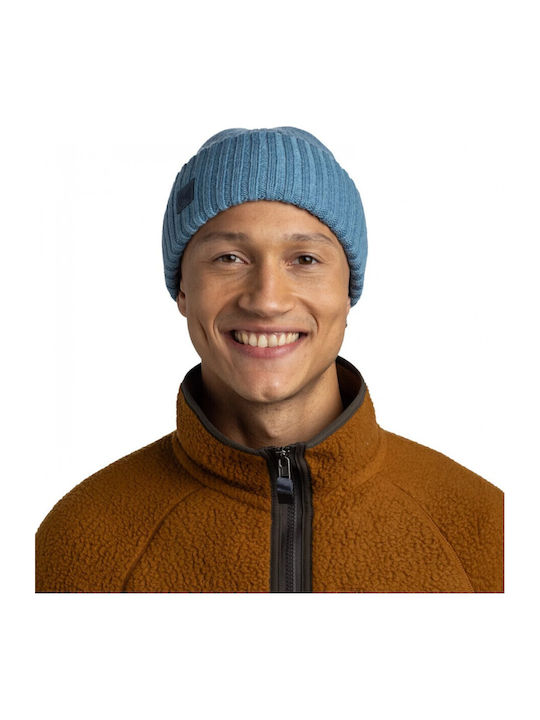 Erviny Beanie Beanie Knitted in Blue color