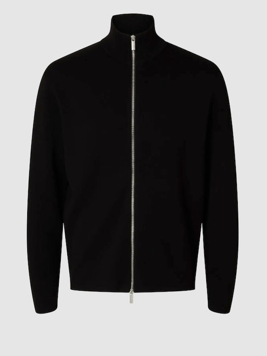 Herren Strickjacke Black (black)