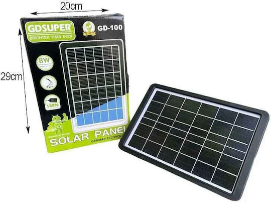 Gdsuper Gd-100 Panou Solar Încărcător 8W (fl-151080)
