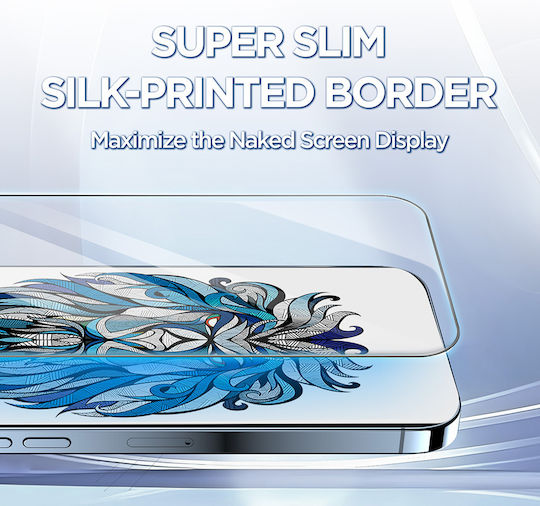 Lito Tempered Glass Μαύρο (iPhone Air)