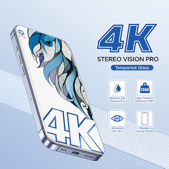 Lito Tempered Glass Μαύρο (iPhone Air)