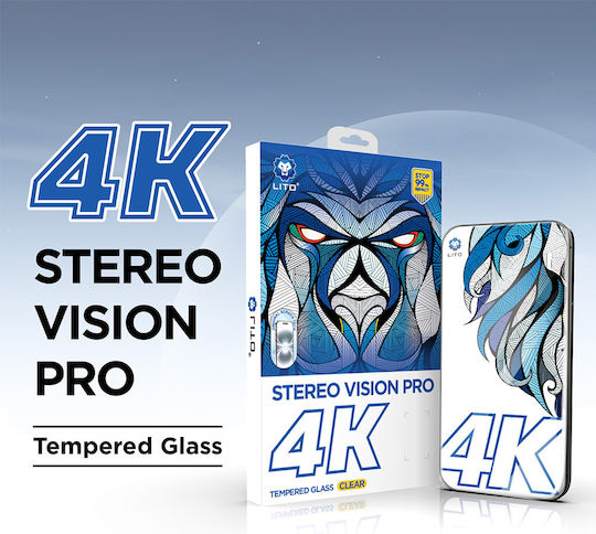 Lito Tempered Glass Μαύρο (iPhone Air)