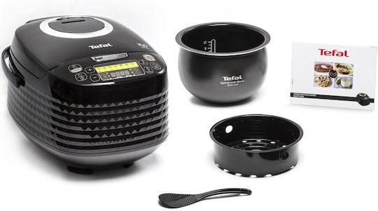 Tefal Sphericook Aragaz multifuncțional 820W cu Capacitate 5lt Negru