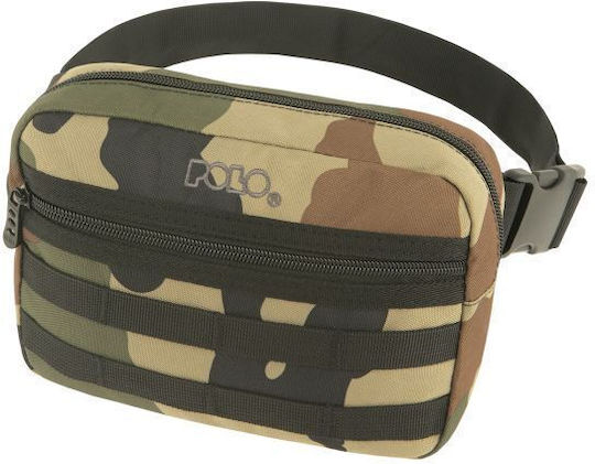 Polo Στρατιωτικό Τσαντάκι Στήθους Καφέ 2lt