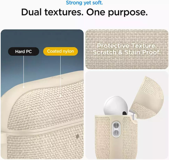 Spigen Urban Fit Калъф с кука Dune Beige за Apple AirPods Pro 3