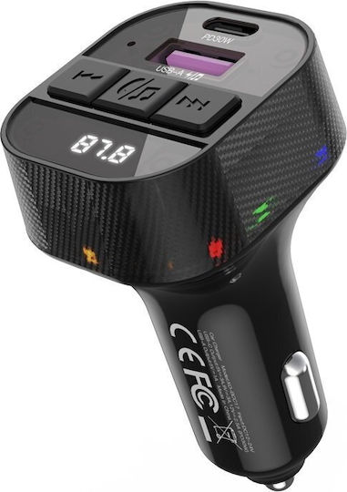 XO FM Transmitter Αυτοκινήτου BCC17 με Bluetooth