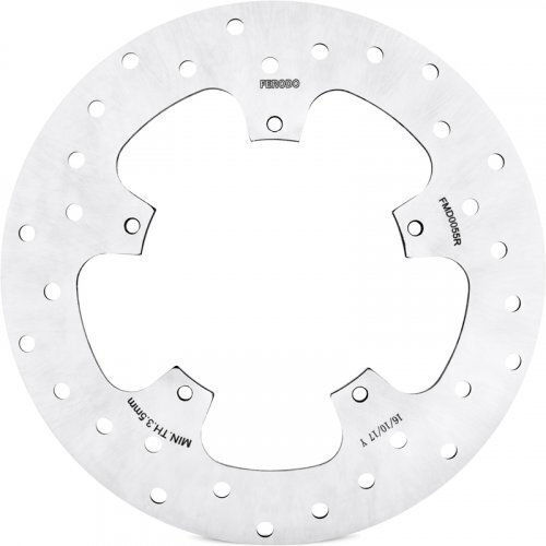 Ferodo Front Motorcycle Brake Disc 260/125x4mm 5x140mm Hole Diameter 6.5mm Piaggio Vespa Beverly X9 125 125rst 200 250 250rst 500 2001-2010