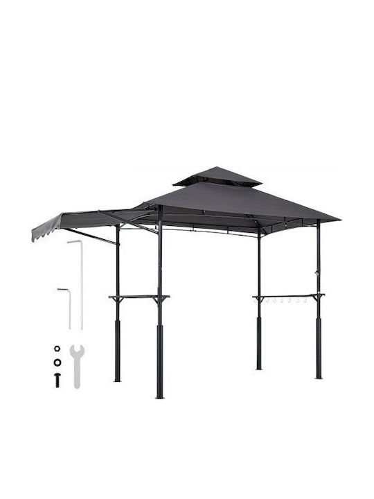 Vevor Gazebo Garten Rosa 2.43x1.5m