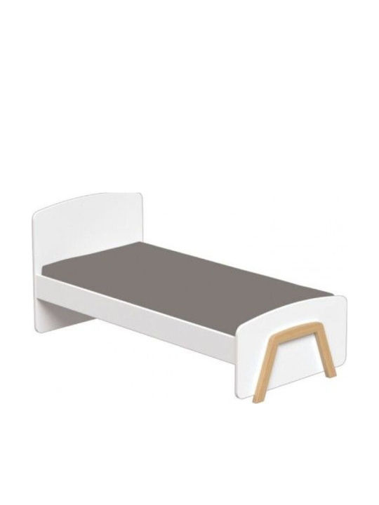 Pat pentru Copii Clasic Single pentru Saltea 90x190cm