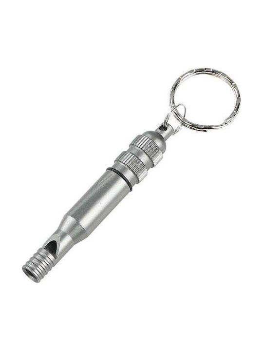 Emergency Metal Whistle Keyring 7.6 Cm