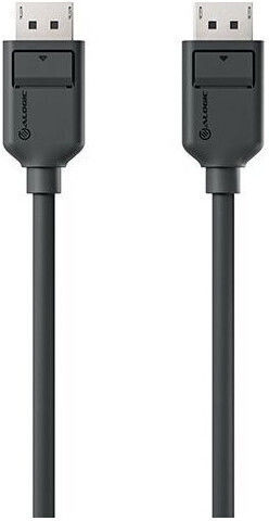 Alogic Cable DisplayPort male - DisplayPort male 2m Μαύρο (EL2DP-02)