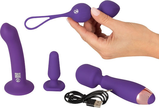 Magic Shiver Feminine Love Toy Starter Σετ με Απομακρυσμένο Έλεγχο Μωβ