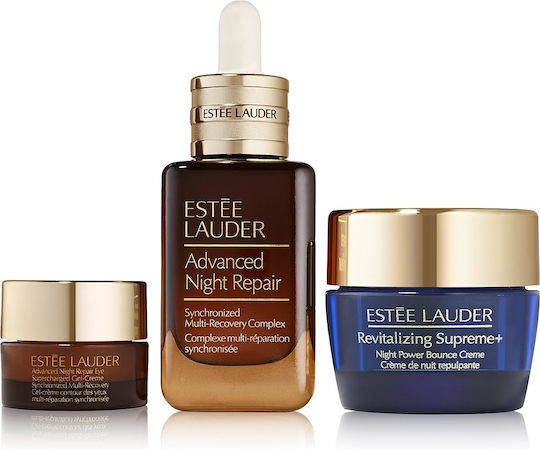 Estee Lauder Nighttime Experts Комплект за грижа за кожата за Против стареене, Блясък & Стягане на кожата 3бр